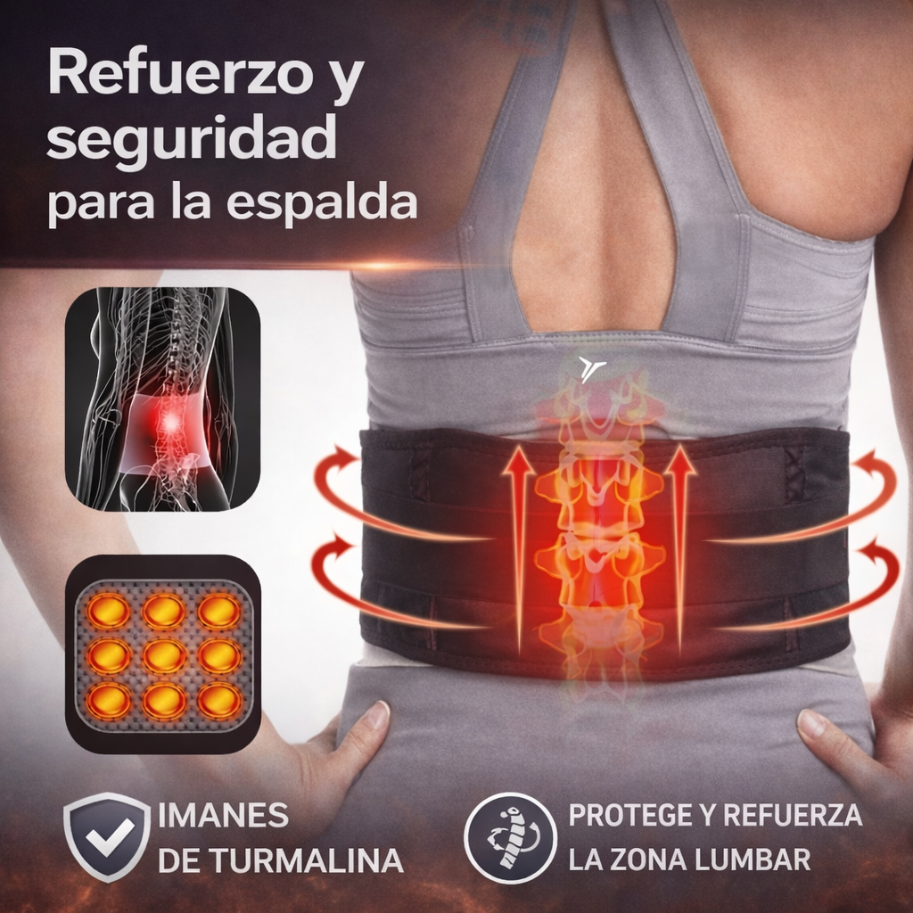 Lumbar Flex™ – Faja Terapéutica Lumbar con Soporte Ajustable para Aliviar el Dolor de Espalda