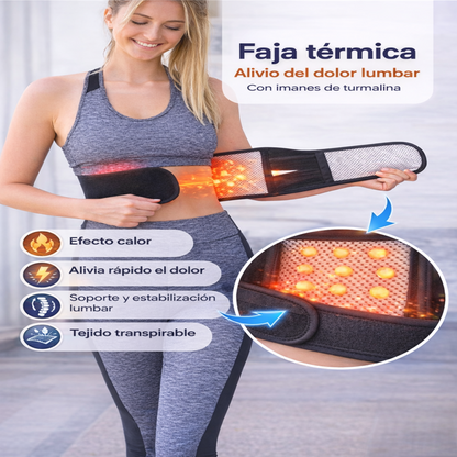 Lumbar Flex™ – Faja Terapéutica Lumbar con Soporte Ajustable para Aliviar el Dolor de Espalda