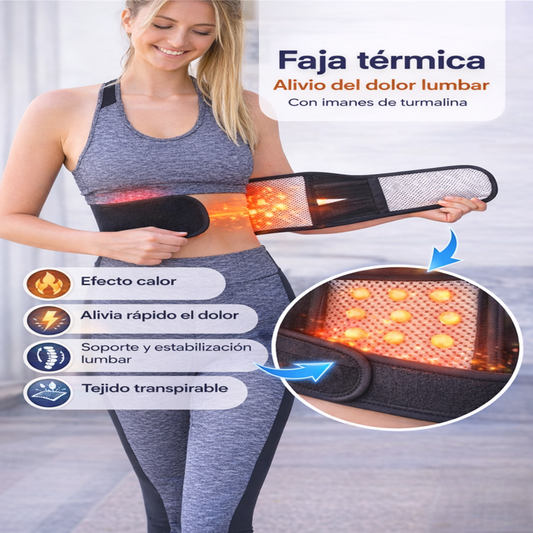 Lumbar Flex™ – Faja Terapéutica Lumbar con Soporte Ajustable para Aliviar el Dolor de Espalda